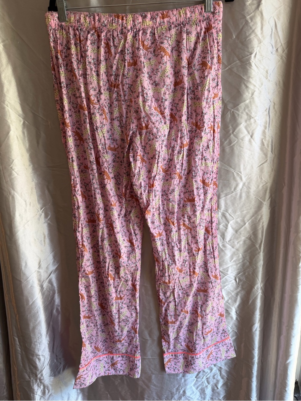Victorias Secret Rosy Cheetah Print Pajama Pants Size Medium - Picture 5 of 6